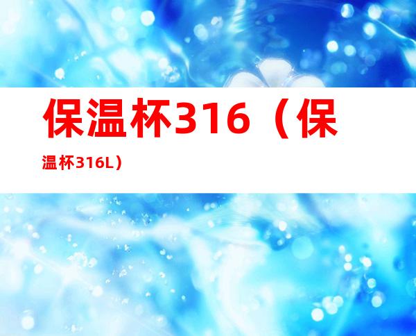 保温杯316（保温杯316L）