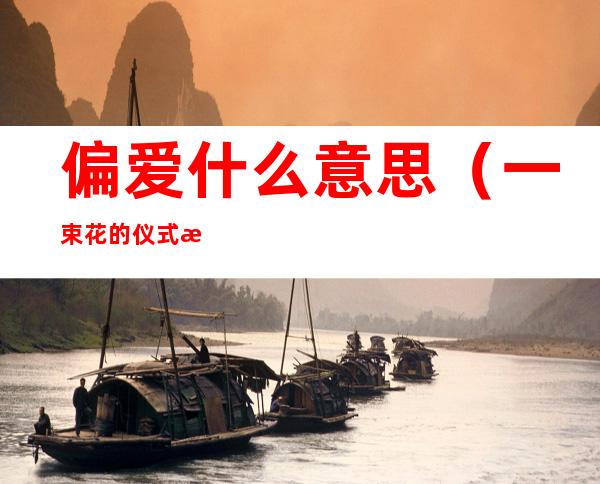 偏爱什么意思（一束花的仪式感是用心的偏爱什么意思）