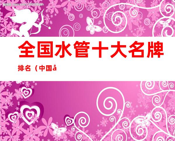 全国水管十大名牌排名（中国十大水管品牌）