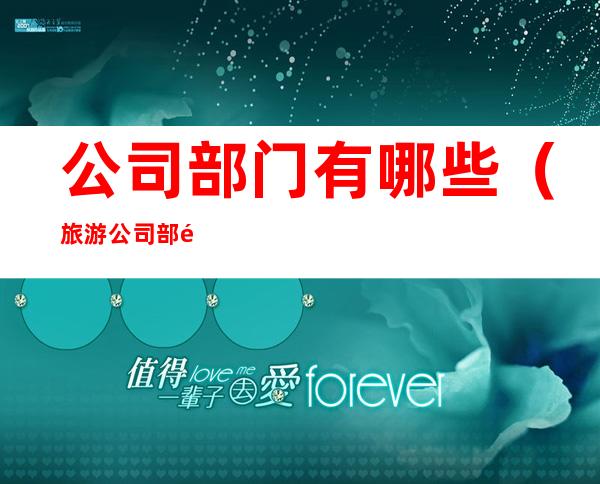 公司部门有哪些(旅游公司部门有哪些)