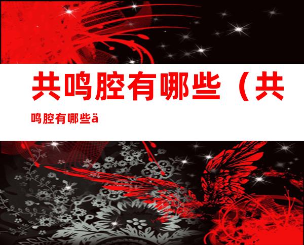 共鸣腔有哪些(共鸣腔有哪些乐器)
