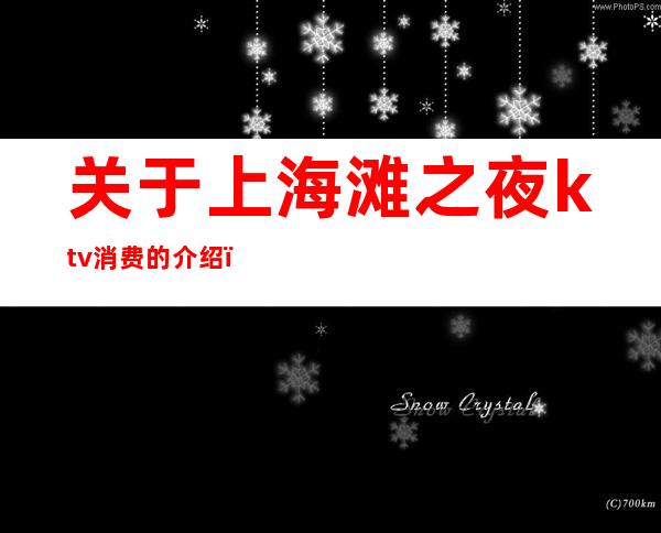 关于上海滩之夜ktv消费的介绍(上海之夜ktv感受)