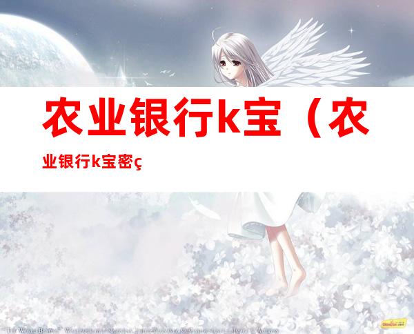 农业银行k宝(农业银行k宝密码忘记了怎么找回)