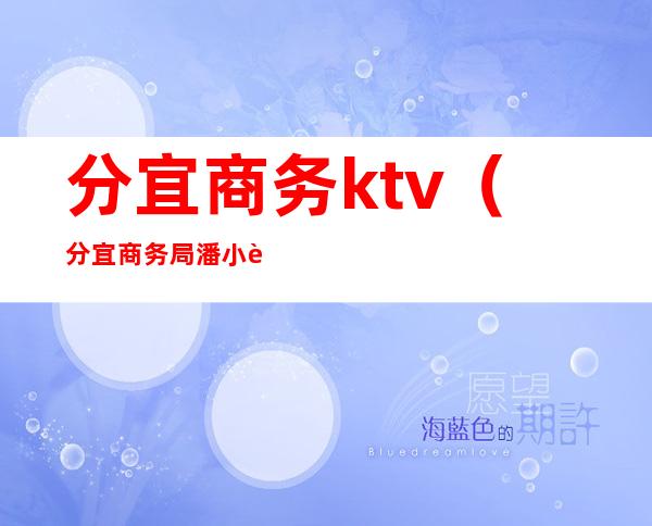 分宜商务ktv(分宜商务局潘小花图片)