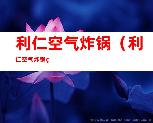 利仁空气炸锅(利仁空气炸锅维修拆解视频)
