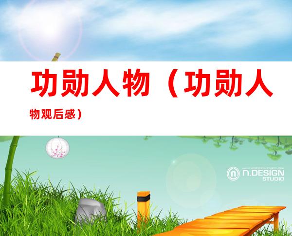 功勋人物(功勋人物观后感)