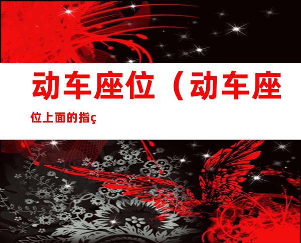 动车座位(动车座位上面的指示灯)