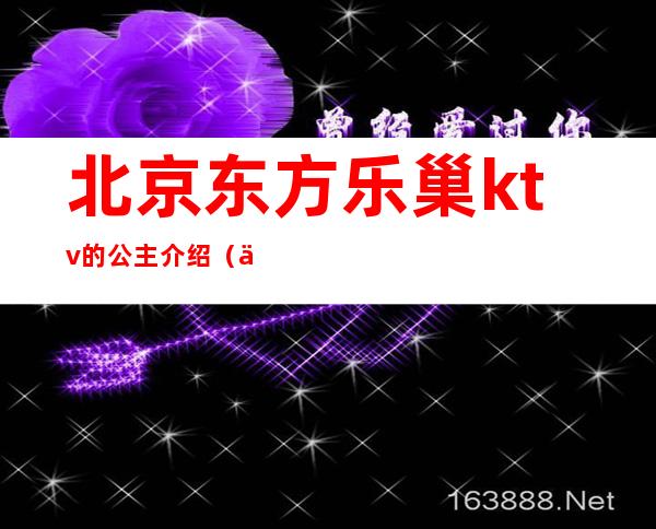 北京东方乐巢ktv的公主介绍(东方公主KTV)