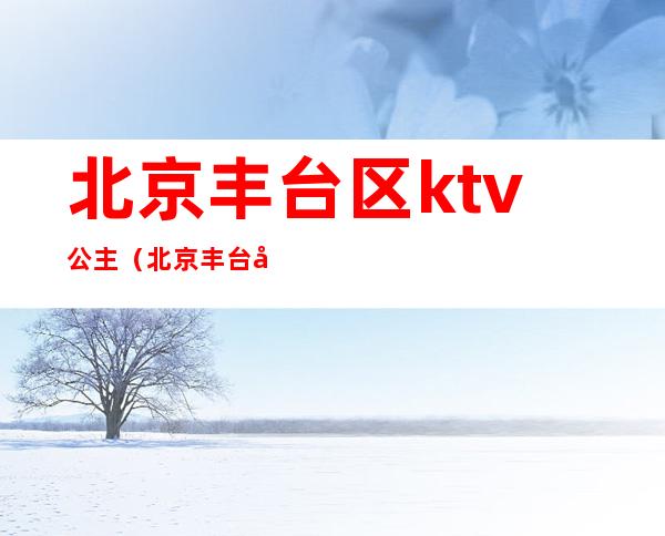 北京丰台区ktv公主(北京丰台区歌厅)
