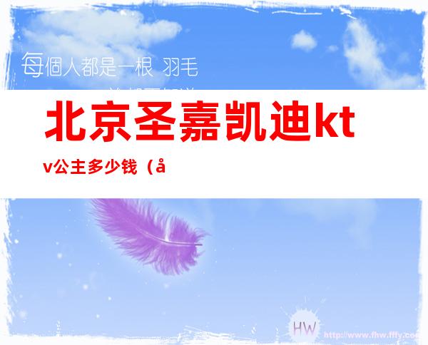 北京圣嘉凯迪ktv公主多少钱(圣嘉凯迪KTV)