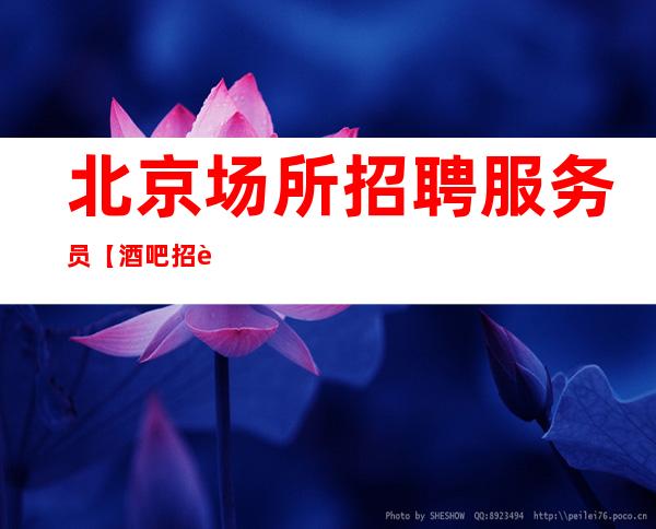 北京场所招聘服务员【酒吧招聘】追逐梦想的微光