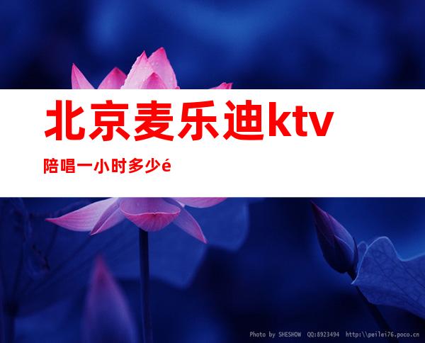 北京麦乐迪ktv陪唱一小时多少钱(欢乐迪ktv陪唱价格)