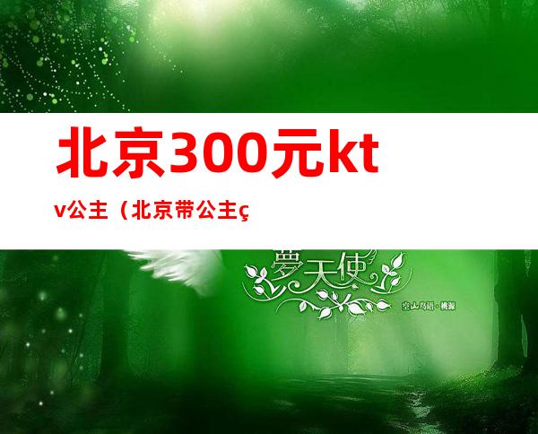 北京300元ktv公主(北京带公主的ktv有哪些)