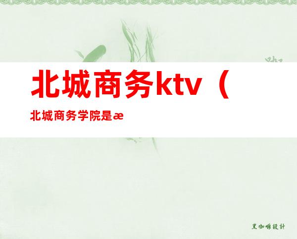 北城商务ktv(北城商务学院是本科还是专科)