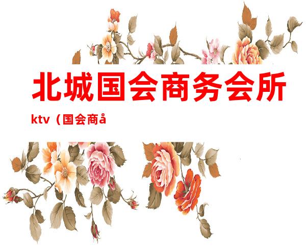 北城国会商务会所ktv(国会商务娱乐会所怎么样)