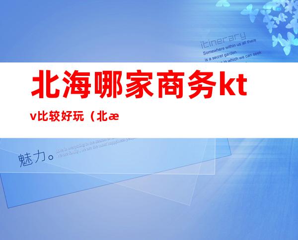 北海哪家商务ktv比较好玩(北海哪家商务ktv比较好玩)