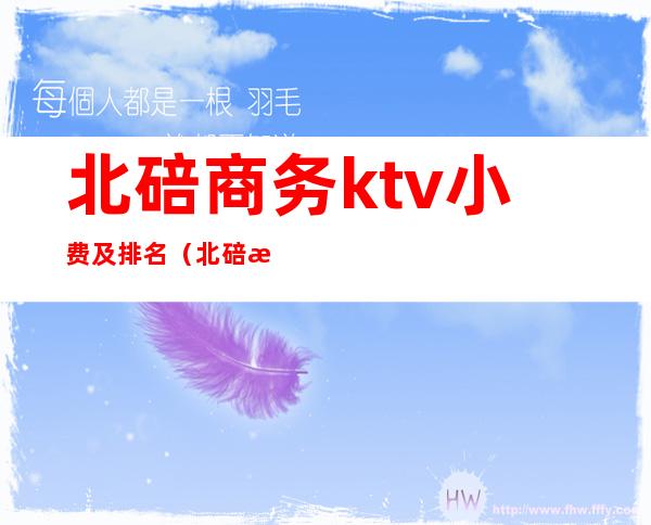 北碚商务ktv小费及排名(北碚最好的ktv)