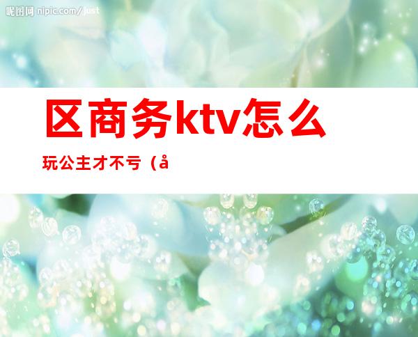 区商务ktv怎么玩公主才不亏(商务ktv 公主)