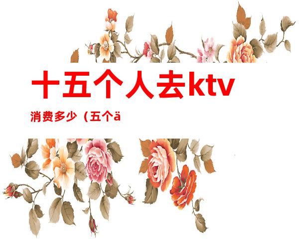 十五个人去ktv消费多少(五个人去ktv要多少钱)