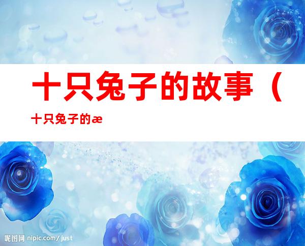 十只兔子的故事(十只兔子的故事答案到底是谁)
