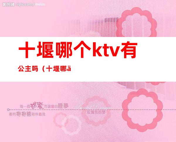 十堰哪个ktv有公主吗(十堰哪些KTV可以有公主)