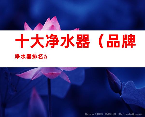 十大净水器(品牌净水器排名前十名有哪些)
