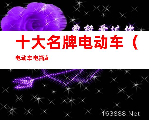 十大名牌电动车(电动车电瓶十大名牌)
