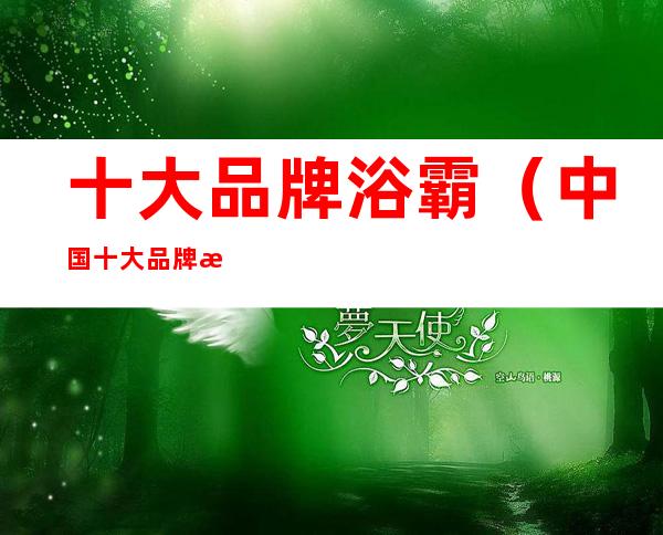 十大品牌浴霸(中国十大品牌浴霸)