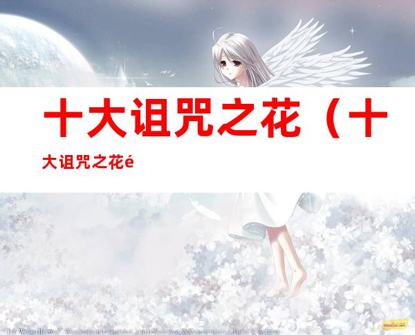 十大诅咒之花(十大诅咒之花黑色曼陀罗)