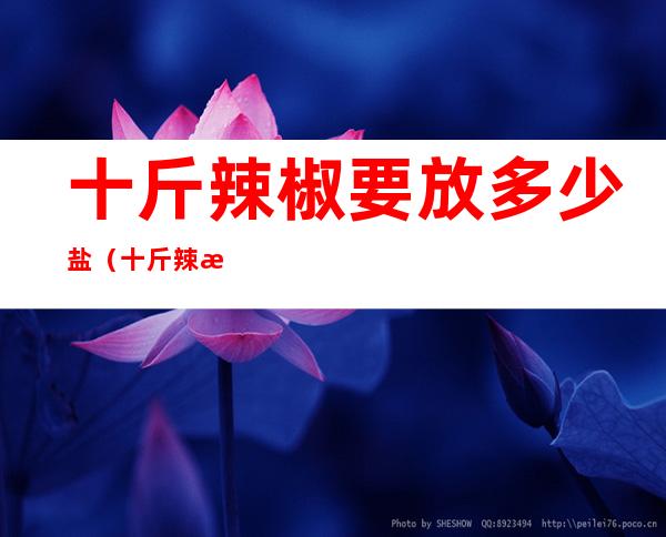 十斤辣椒要放多少盐(十斤辣椒要放多少盐和蒜)