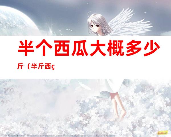 半个西瓜大概多少斤（半斤西瓜有多少）