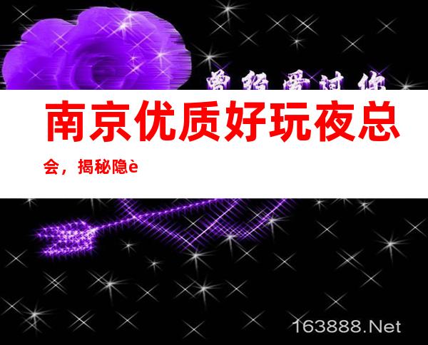 南京优质好玩夜总会，揭秘隐藏很深的南京好玩夜总会