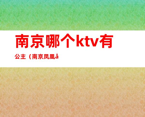 南京哪个ktv有公主(南京凤凰台ktv招聘公主)