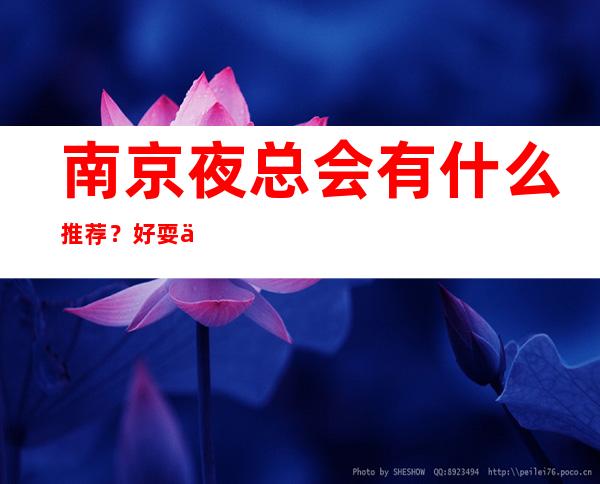 南京夜总会有什么推荐?好耍不贵看这篇文章