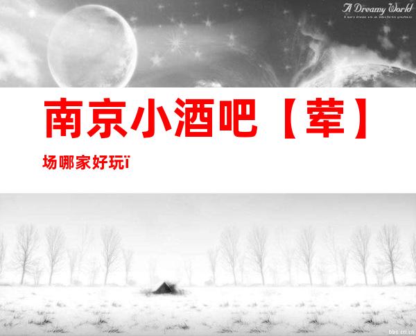 南京小酒吧【荤】场哪家好玩?南京钻石人间酒吧