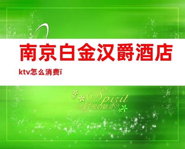 南京白金汉爵酒店ktv怎么消费(白金汉爵大酒店ktv消费)