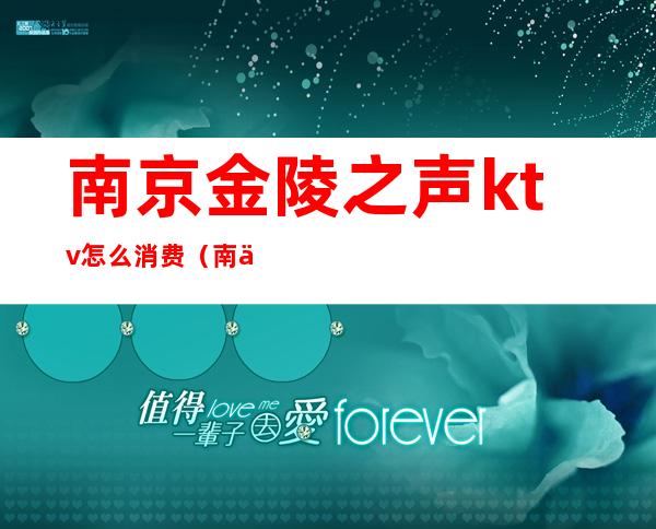 南京金陵之声ktv怎么消费（南京金陵KTV）