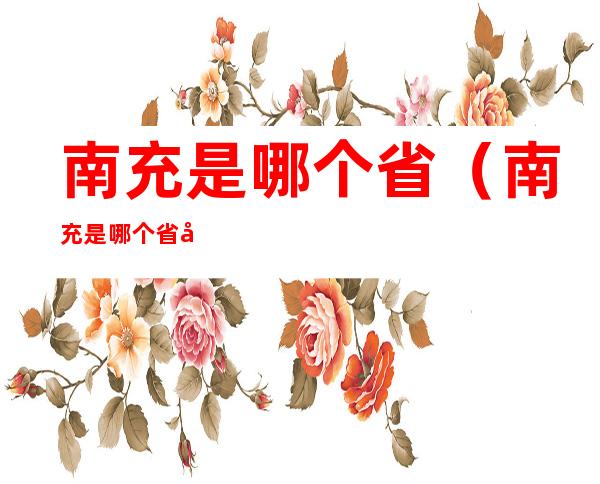 南充是哪个省(南充是哪个省哪个市哪个区)