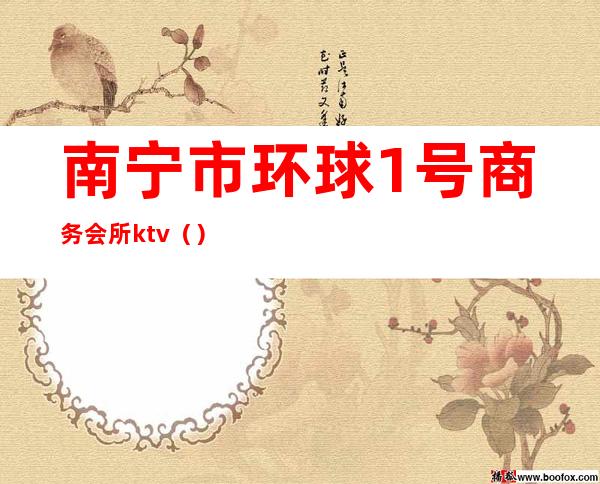 南宁市环球1号商务会所ktv（）