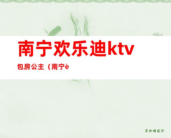 南宁欢乐迪ktv包房公主(南宁迪斯迪ktv)