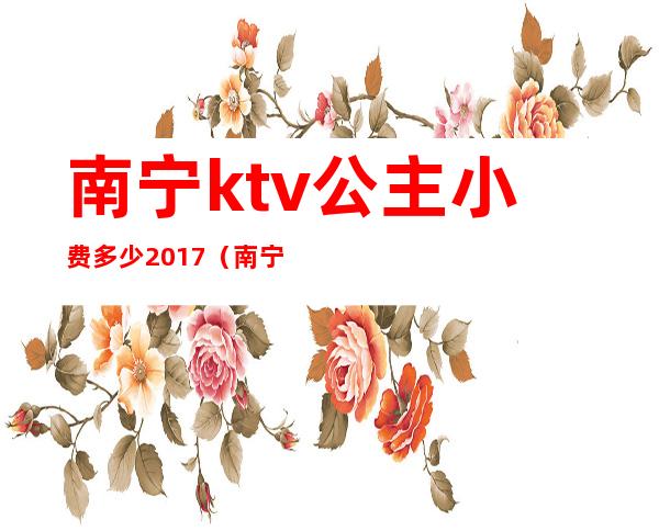 南宁ktv公主小费多少2017(南宁KTV招聘公主)