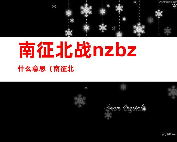 南征北战nzbz什么意思(南征北战nzbz是哪里人)