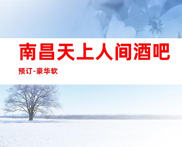 南昌天上人间酒吧预订- 豪华 软包预订