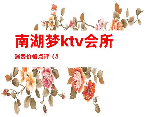 南湖梦ktv会所消费价格点评(南湖梦ktv电话)