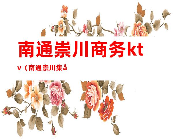 南通崇川商务ktv(南通崇川集团)