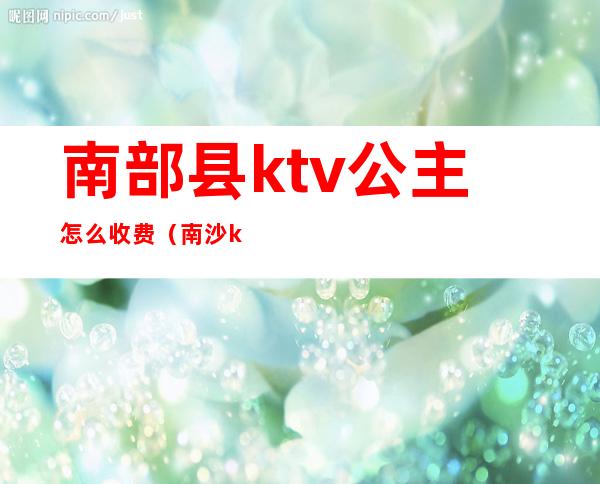 南部县ktv公主怎么收费(南沙ktv公主多少钱)