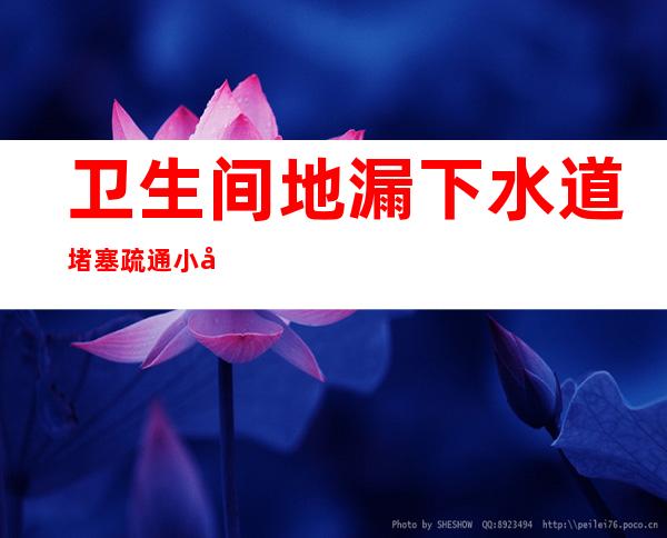 卫生间地漏下水道堵塞疏通小妙招(卫生间下水道地漏堵了怎么办)