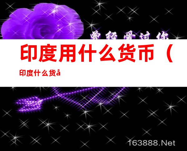 印度用什么货币(印度什么货币单位)