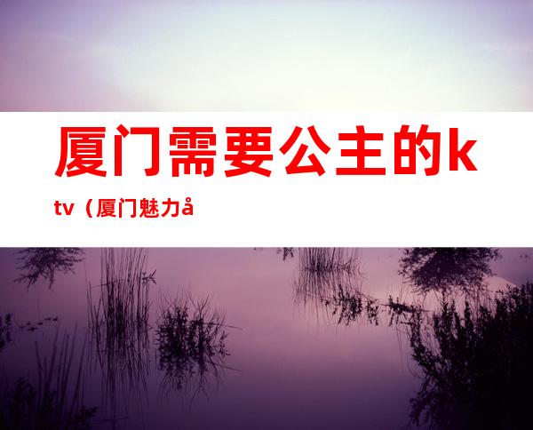 厦门需要公主的ktv(厦门魅力四射公主)