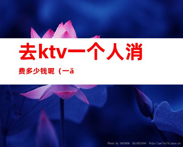 去ktv一个人消费多少钱呢(一个人到ktv玩得多钱)